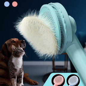 Grooming Pet Hair Remover Brush Hair Comb Short Massager