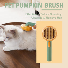 Pumpkin Self Cleaning Slicker Comb For Dog Cat Puppy Rabbit