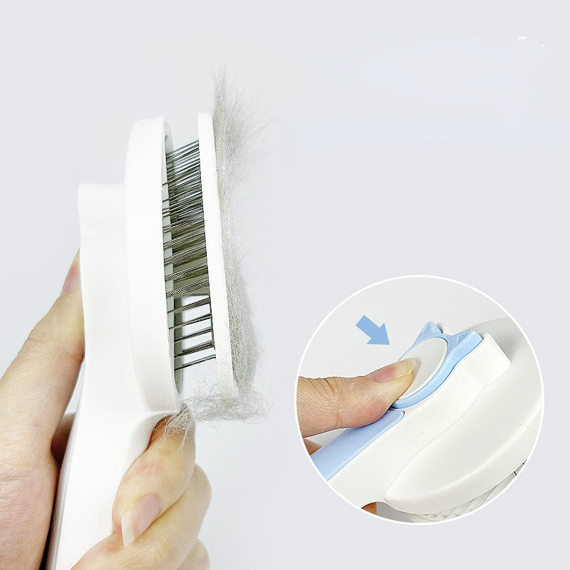 Cat Grooming Brush, Self Cleaning Slicker Brushes For Dogs