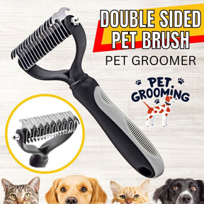 Pet Deshedding Brush Dog Cat Hair Remover Mitt Massage