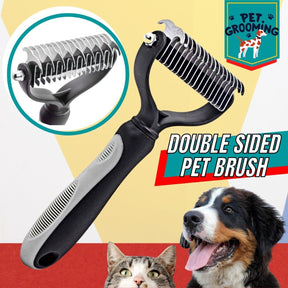 Pet Deshedding Brush Dog Cat Hair Remover Mitt Massage