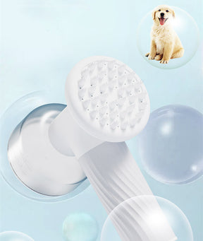 Electric Pet Grooming Massage Brush Pet Bath Scrubber Comb