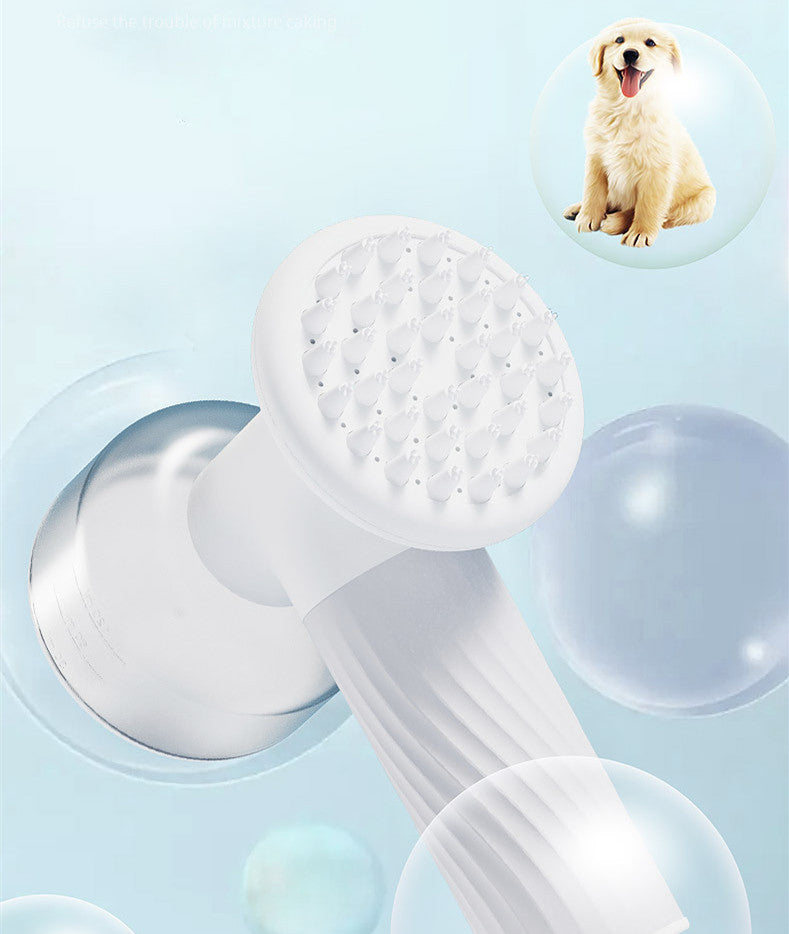 Electric Pet Grooming Massage Brush Pet Bath Scrubber Comb