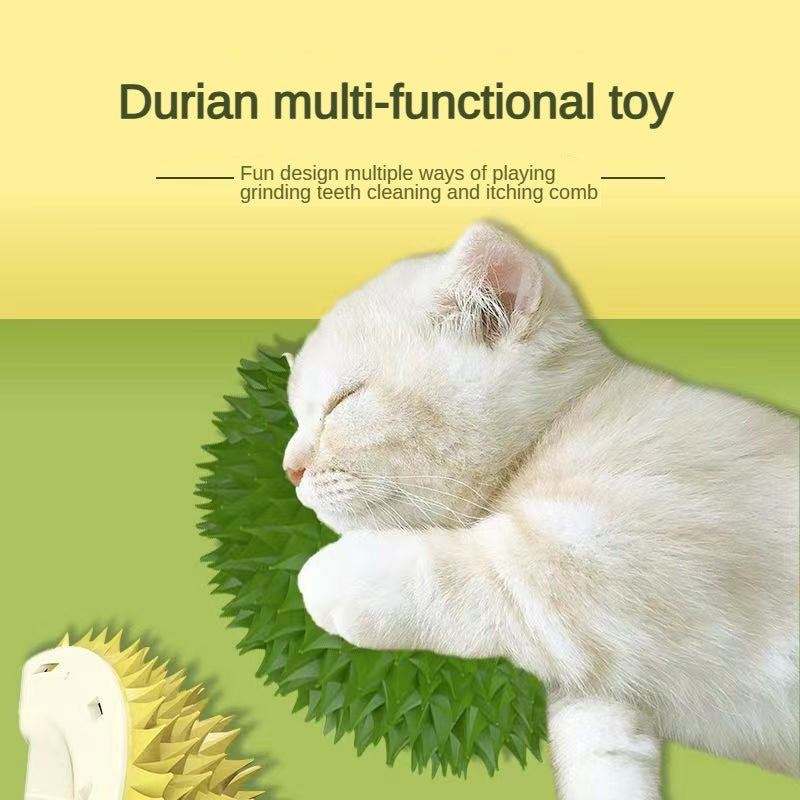 Durian Cat Brush Dog Self Groomer, Wall Corner Massage Combs