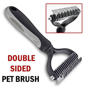 Pet Deshedding Brush Dog Cat Hair Remover Mitt Massage