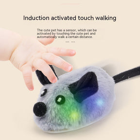 cat toy relieving boredom simulation sound plush smart mouse