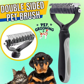 Pet Deshedding Brush Dog Cat Hair Remover Mitt Massage